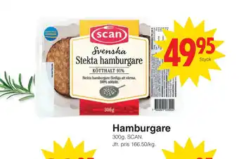 Matöppet Hamburgare erbjuda