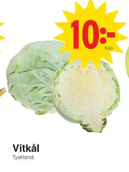 Matöppet Vitkål erbjuda