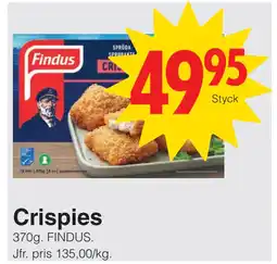 Matöppet Crispies erbjuda