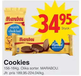 Matöppet Cookies erbjuda