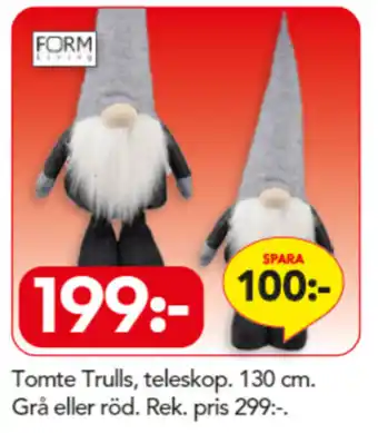 Form Living Tomte Trulls, teleskop 130 cm