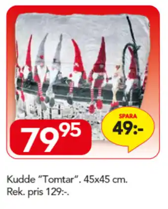 Bo Ohlsson Kudde "Tomtar" 45x45 cm erbjuda