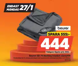 Power Beurer HD 74 Heating blanket värmefilt erbjuda