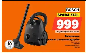 Power Dammsugare Spara ti med en stor dammsugarpåse erbjuda