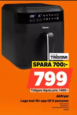 Power Airfryer Laga mat för upp till 9 personer erbjuda