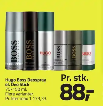 Fleggaard HUGO BOSS Deospray el. deo stick erbjuda