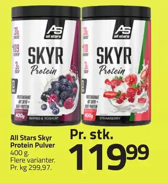 Fleggaard ALL START Skyr protein pulver erbjuda