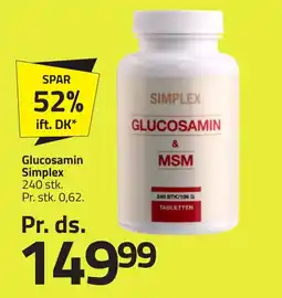 Fleggaard Glucosamin simplex erbjuda