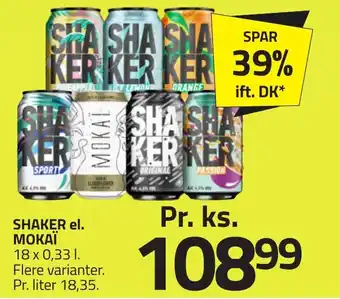 Fleggaard Shaker el. mokaï erbjuda