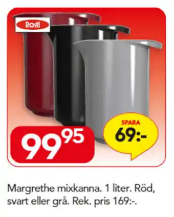 Bo Ohlsson Rosti Margrethe mixkanna 1 liter erbjuda