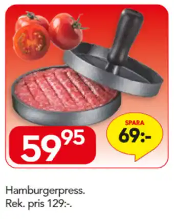 Bo Ohlsson Hamburgerpress erbjuda