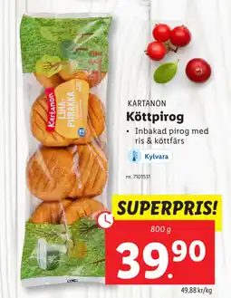 Lidl Köttpirog erbjuda