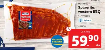 Lidl Spareribs western BBQ erbjuda