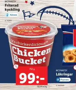 Lidl Friterad kyckling erbjuda