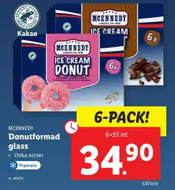 Lidl Donutformad glass erbjuda