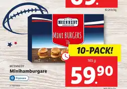 Lidl Minihamburgare erbjuda