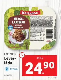 Lidl Leverlåda erbjuda