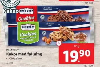 Lidl Kakor med fyllning erbjuda