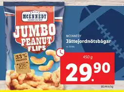 Lidl Jättejordnötsbågar erbjuda