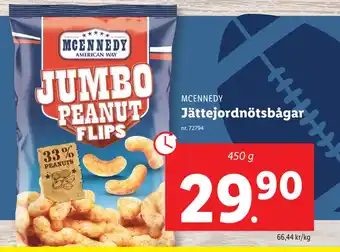 Lidl Jättejordnötsbågar erbjuda