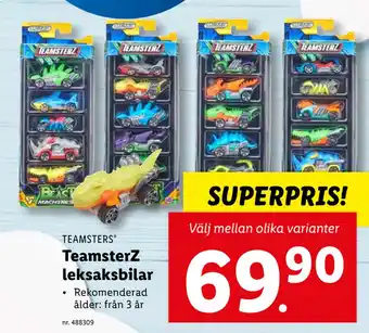 Lidl TeamsterZ leksaksbilar erbjuda