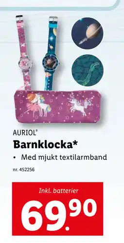 Lidl Barnklocka erbjuda