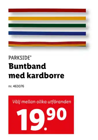 Lidl Buntband med kardborre erbjuda