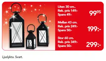 Bo Ohlsson Ljuslykta Liten 30 cm erbjuda