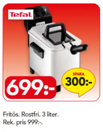 Tefal Fritös Rostfri 3 liter