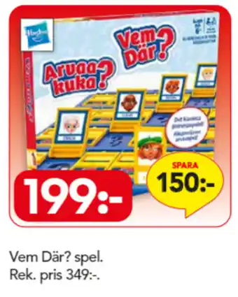 Bo Ohlsson Vem Där? spel erbjuda