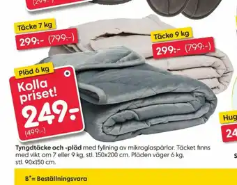 Rusta Tyngdtäcke erbjuda
