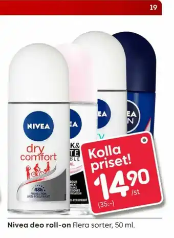 Rusta Nivea Men Deodorant erbjuda