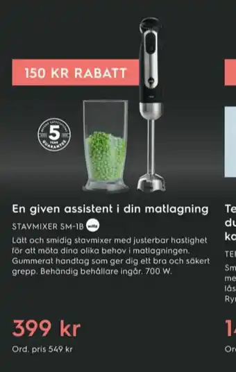Electrolux Home Wilfa Stavmixer erbjuda