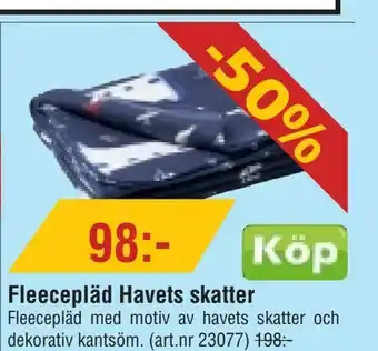 Fleecepläd Havets skatter