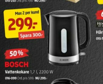 Jula Bosch Vattenkokare erbjuda