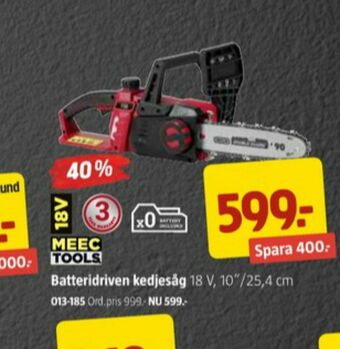 Jula Meec Tools Kedjesåg erbjuda