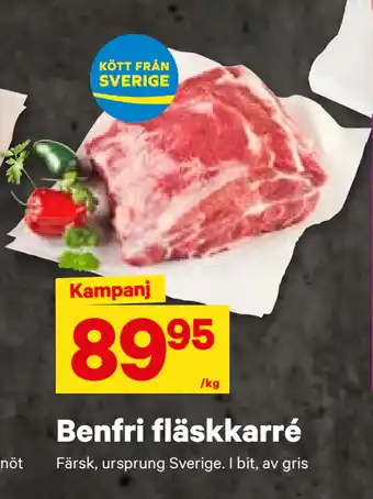 City Gross Benfri fläskkarré erbjuda