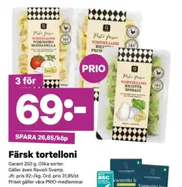 City Gross Färsk tortelloni erbjuda