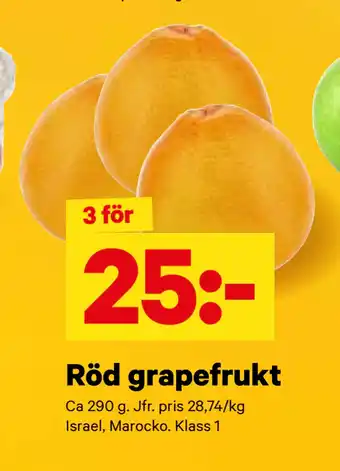 City Gross Röd grapefrukt erbjuda