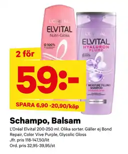 City Gross Schampo, Balsam erbjuda