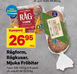 City Gross Rågform, Rågkusar, Mjuka Fröbitar erbjuda