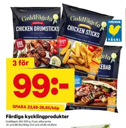 City Gross Färdiga kycklingprodukter erbjuda