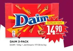 Willys DAIM 3-PACK erbjuda