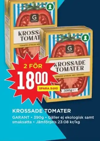 Willys Krossade tomater erbjuda