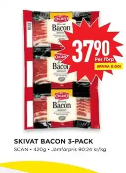 Willys Skivat bacon 3-pack erbjuda