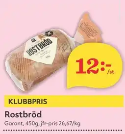 Hemköp Rostbröd erbjuda