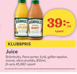 Hemköp Juice erbjuda