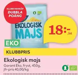 Hemköp Ekologisk majs erbjuda