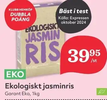 Hemköp Ekologiskt jasminris erbjuda