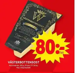 ICA Maxi Västerbottensost erbjuda